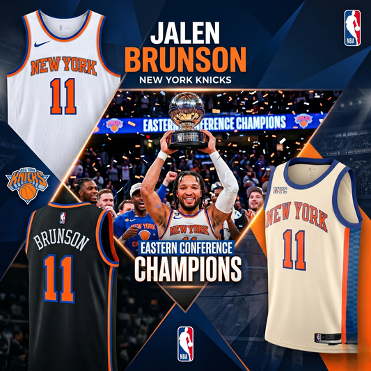 Jalen Brunson 2026 NBA Finals Championship Jersey Collection